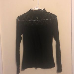 Black lace top